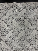 Renda Guipir Com Paetês