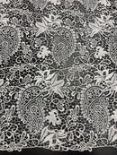 Renda Guipir Paisley