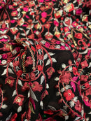 Crepe Indiano Bordado