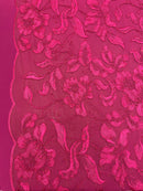 CORTE Renda Floral Rosa (2,50)