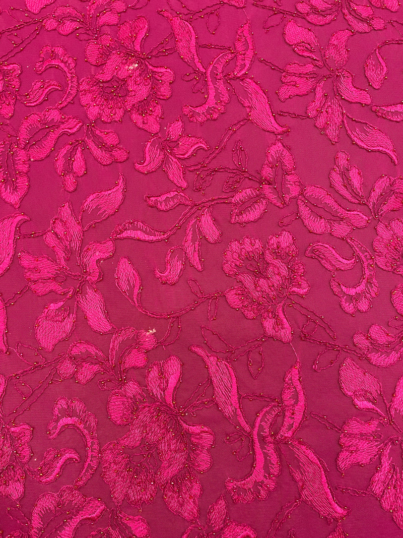 CORTE Renda Floral Rosa (2,50)