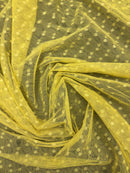 Tule Poá Flocado - Várias Cores