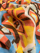 Crepe Estampado Toque de Seda