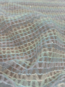 Tule Bordado Multicolor