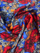 Cetim De Seda Estampado