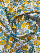 Cetim De Seda Estampado