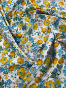 Cetim De Seda Estampado