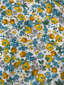 Cetim De Seda Estampado