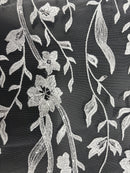 CORTE Renda Floral Branca (2,2m)