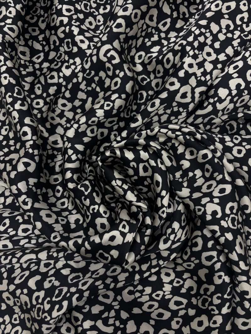 Cetim de Seda Panter Black