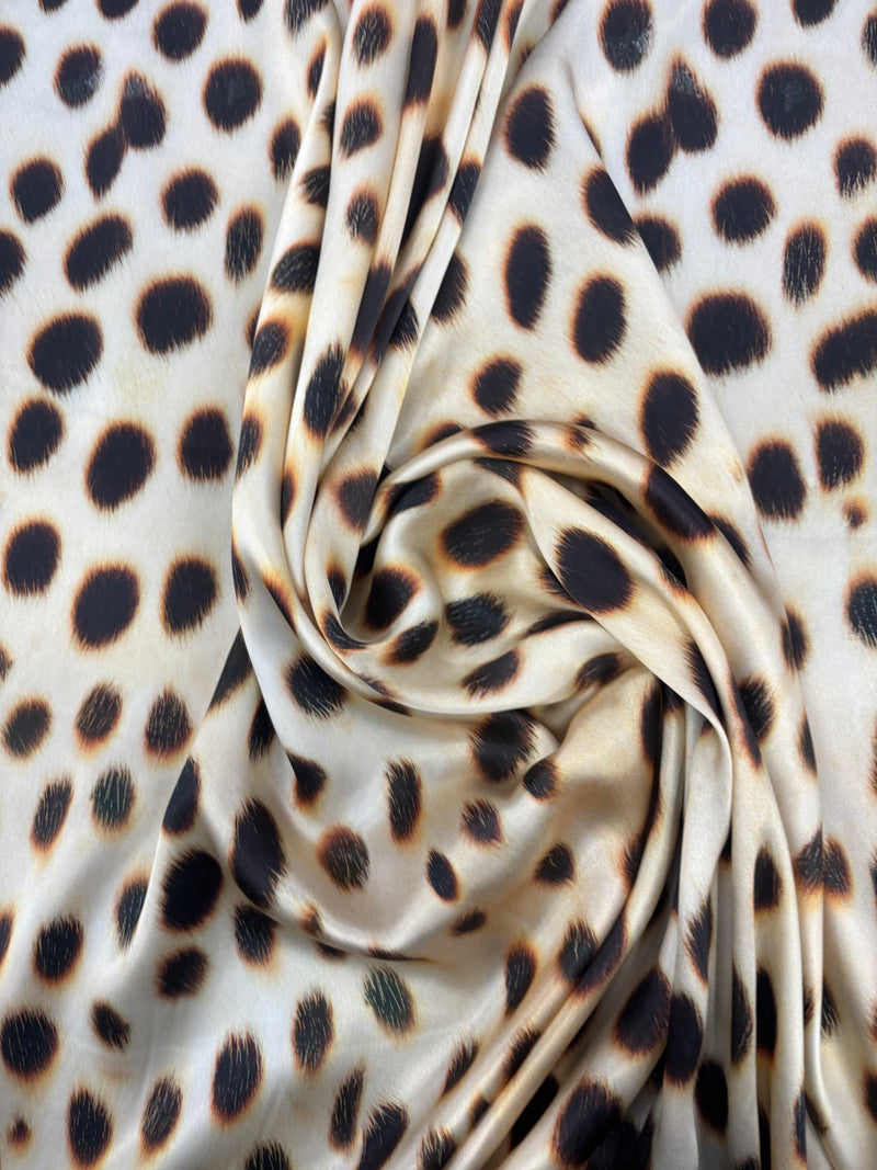 Cetim de Seda Estampada