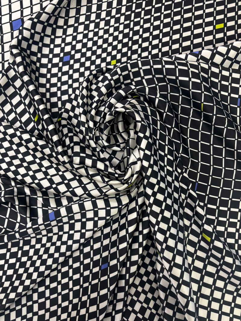 Cetim de Seda Mondrian