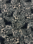 Crepe de Chine Preto Esverdeado