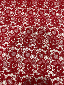 Renda Guipir Jardim Vermelho
