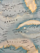 Georgete Estampado Seda Pura - Mapa