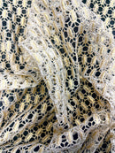 Renda Guipir Champagne