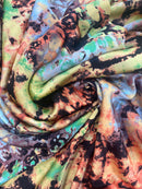 Cetim de Seda Estampado