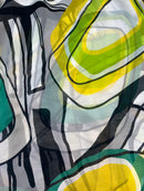 Georgete Estampado Seda Pura