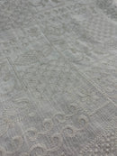 Linho Misto Bordado Demeter