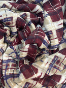 Georgete Estampado Seda Pura