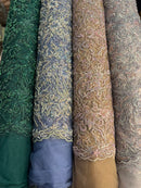 Tule Bordado HS 2054