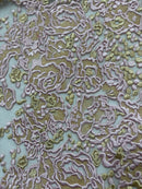 Tule Bordado Rosas Duo