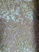 Tule Bordado Rosas Duo