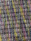 Lã Tweed Rosa e Amarelo