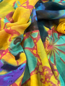 Georgete Estampado Seda Pura