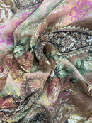 Chiffon de Seda Estampado