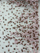 Tule Bordado Rosas Duo