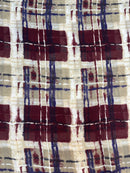 Georgete Estampado Seda Pura