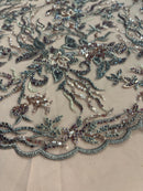 Tule Bordado HS 2054