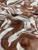 Georgete Estampado Seda Pura