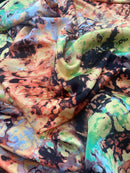 Cetim de Seda Estampado