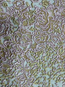 Tule Bordado Rosas Duo