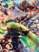 Cetim de Seda Estampado