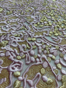 Tule Bordado Rosas Duo