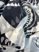 Georgete Estampado Seda Pura