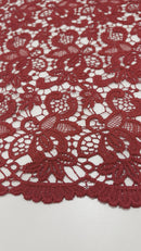 Renda Guipir Jardim Vermelho