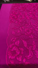 CORTE Renda Floral Rosa (2,50)