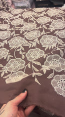 Algodão Bordado Earth