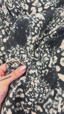 Crepe de Chine Preto Esverdeado