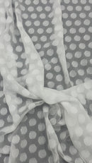 Crepe Georgete Poá Devorê