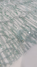 Tule Bordado GJ 23098