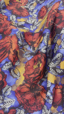 Cetim De Seda Estampado