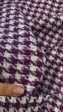 Lã Tweed Pied-De-Poule