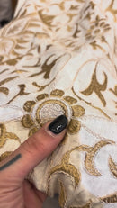 Linho Misto Bordado Indiano