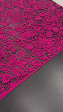 CORTE Renda Guipir Rosa (1,8m)