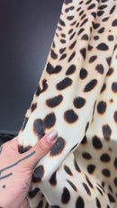 Cetim de Seda Estampada